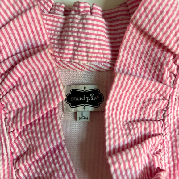 Mud Pie Sailer Seersucker Dress - Picture 4 of 6